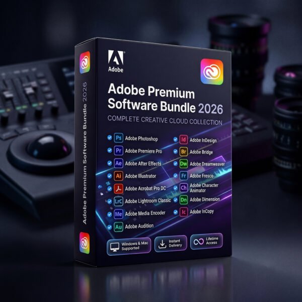 Adobe Premium Software Bundle 2026